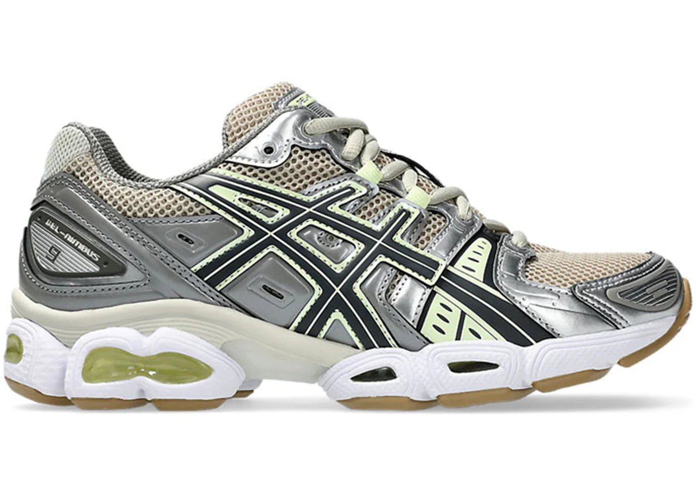 ASICS Gel-Nimbus 9 Federgrau (Damen)