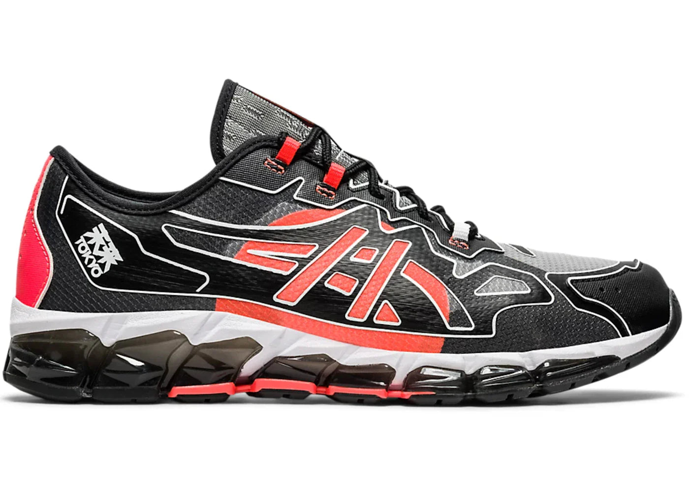 ASICS Gel Quantum 360 6 Schwarz Sunrise Rot