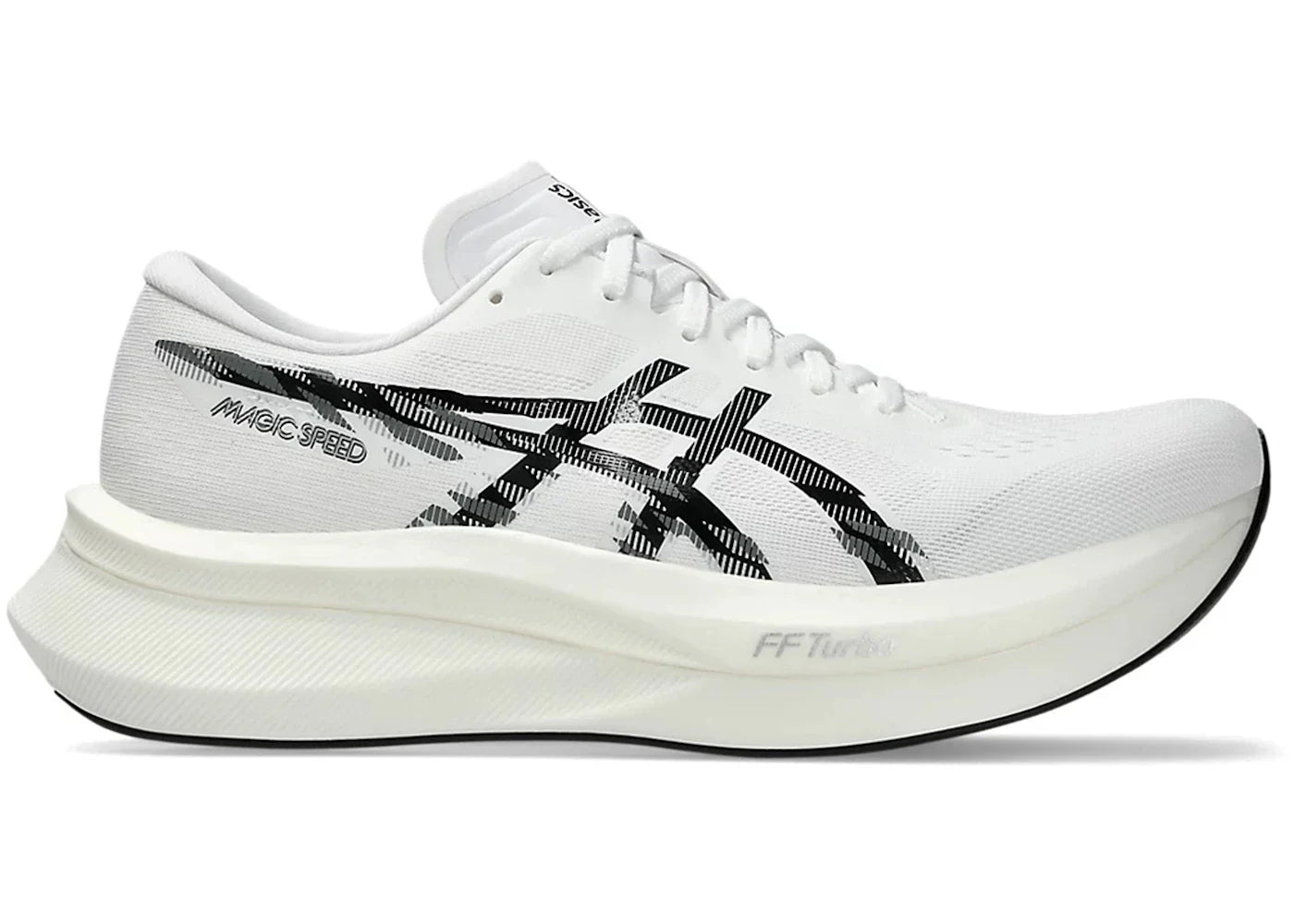 ASICS Magic Speed 4 Weiß Schwarz