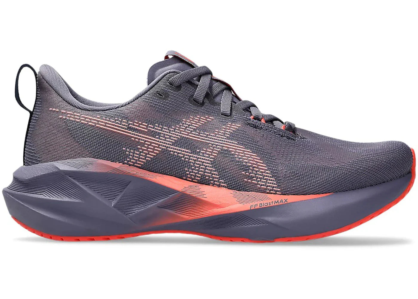 ASICS Novablast 5 Grauviolett Korallenriff (Damen)
