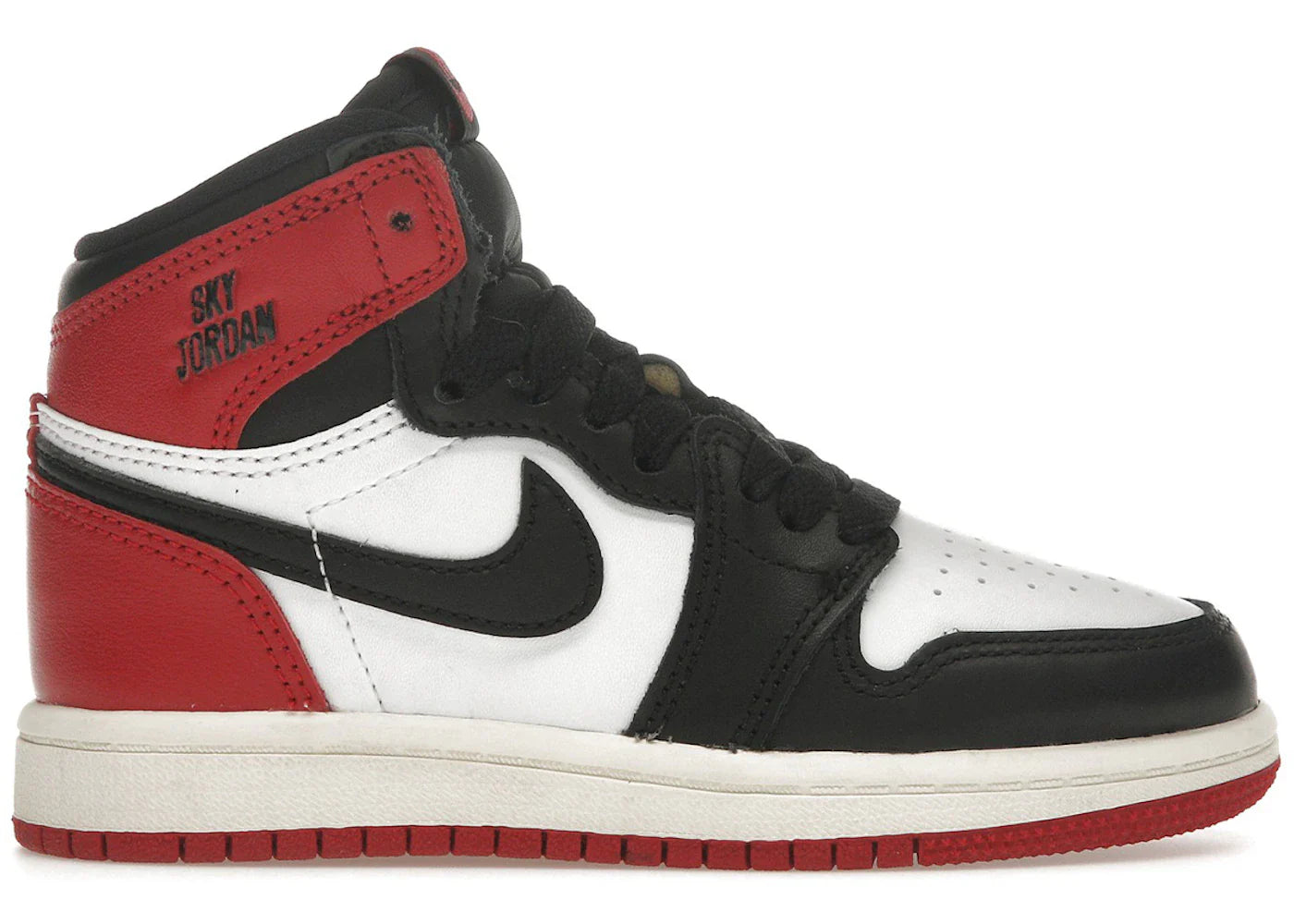 Jordan 1 Retro High OG Black Toe Reimagined (PS) %