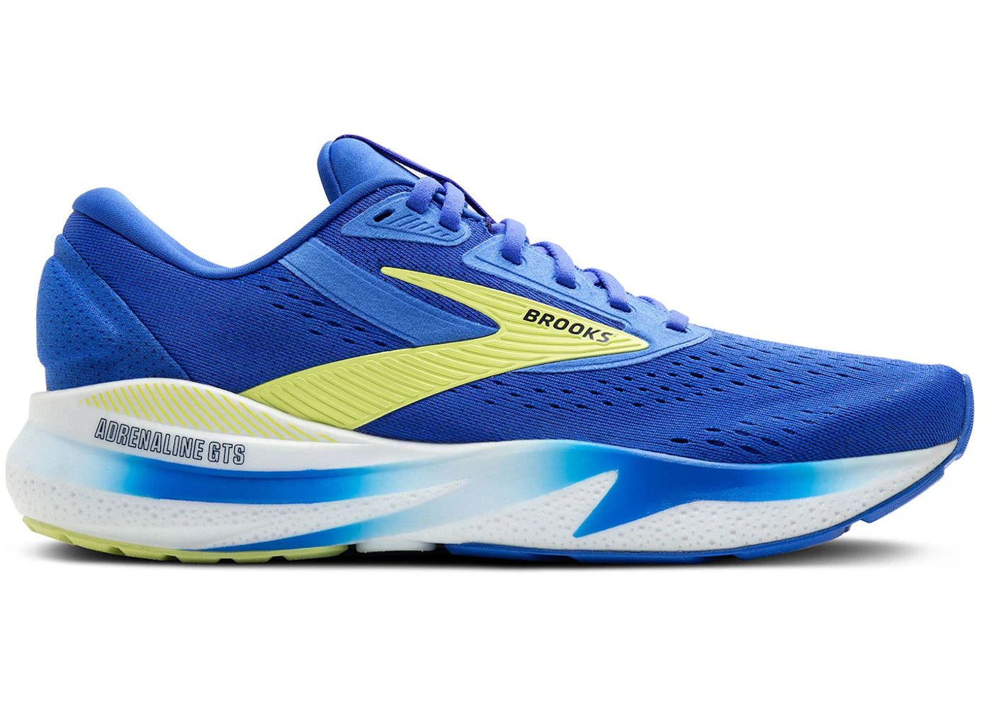 Brooks Adrenaline GTS 24 Kobalt Neon Gelb Marineblau