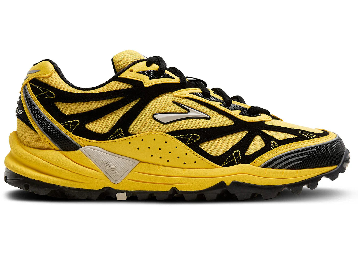 Brooks Cascadia 1 Gelb Schwarz Moonbeam