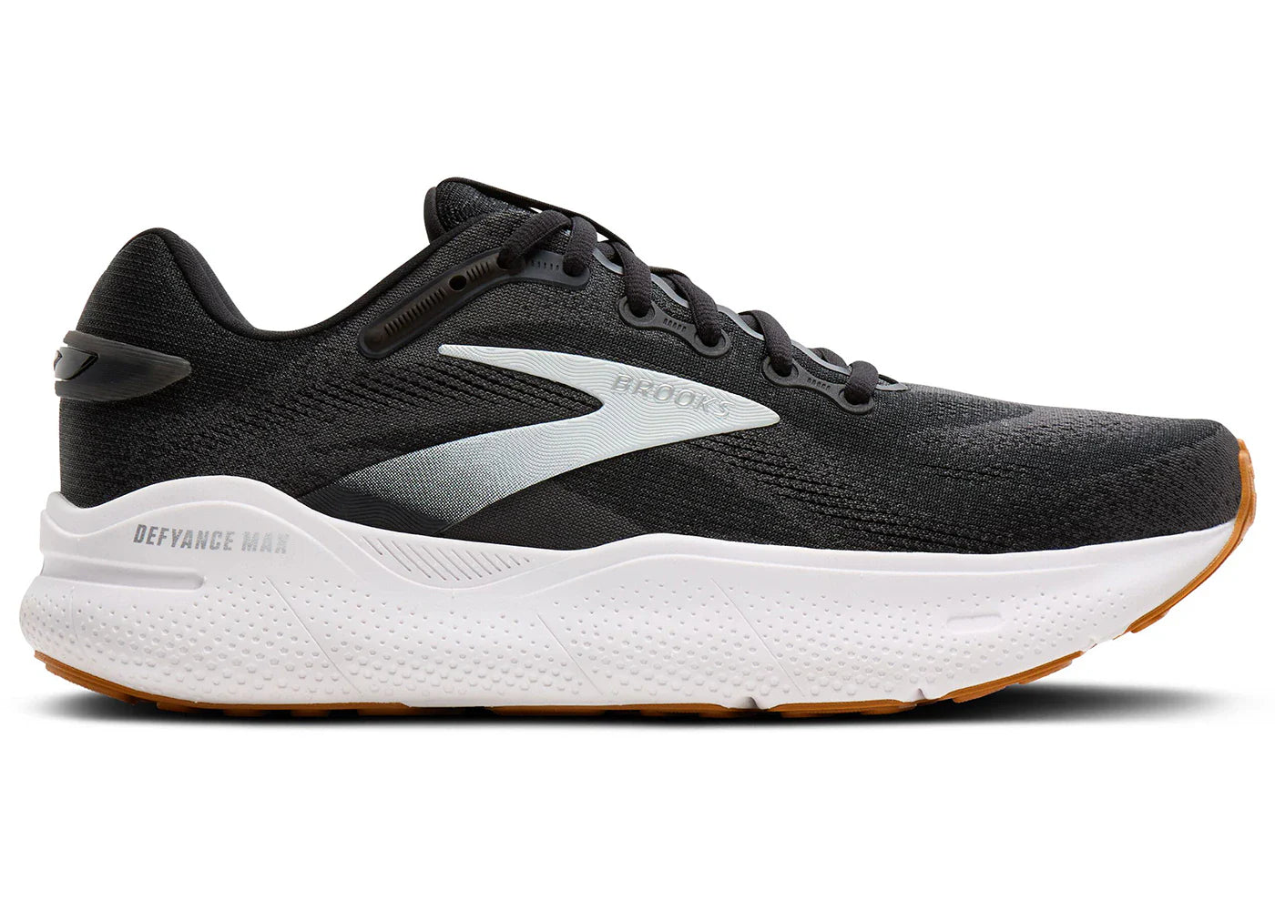 Brooks Defyance Max Schwarz Grau Silber Gum