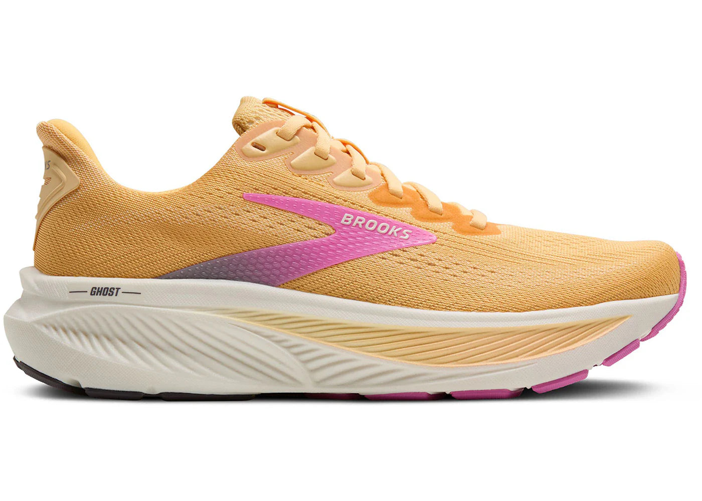 Brooks Ghost 17 Apricot Grey Pink (Damen)
