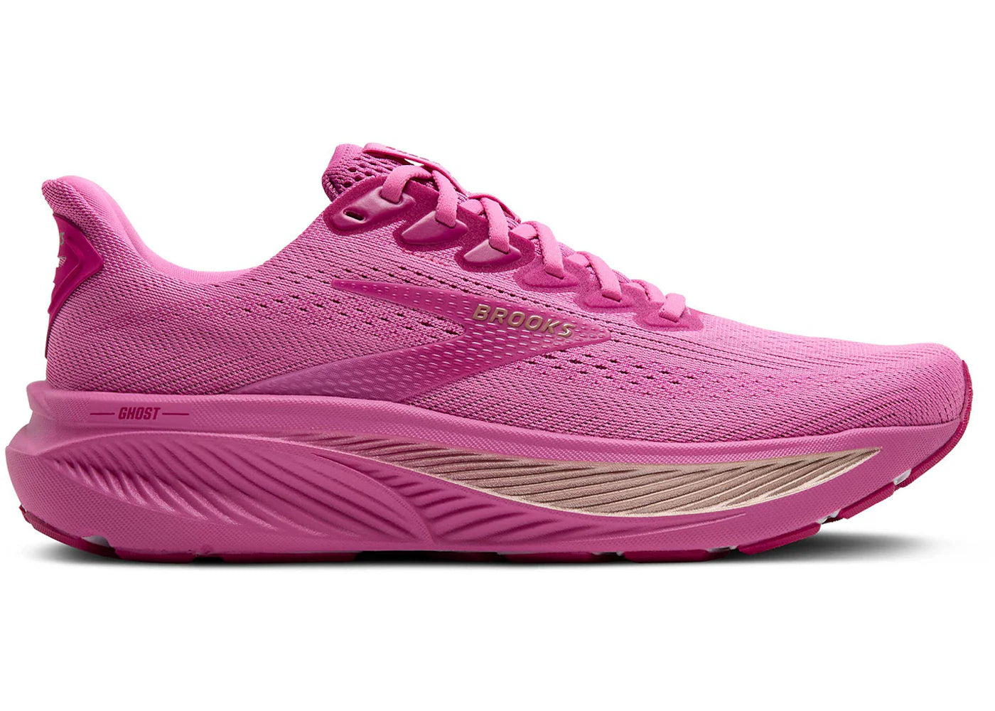 Brooks Ghost 17 Pink Fuchsia Gold (Damen)