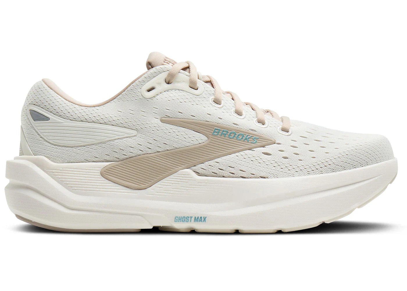 Brooks Ghost Max 3 Coconut Chateau Grey Blue (Damen)