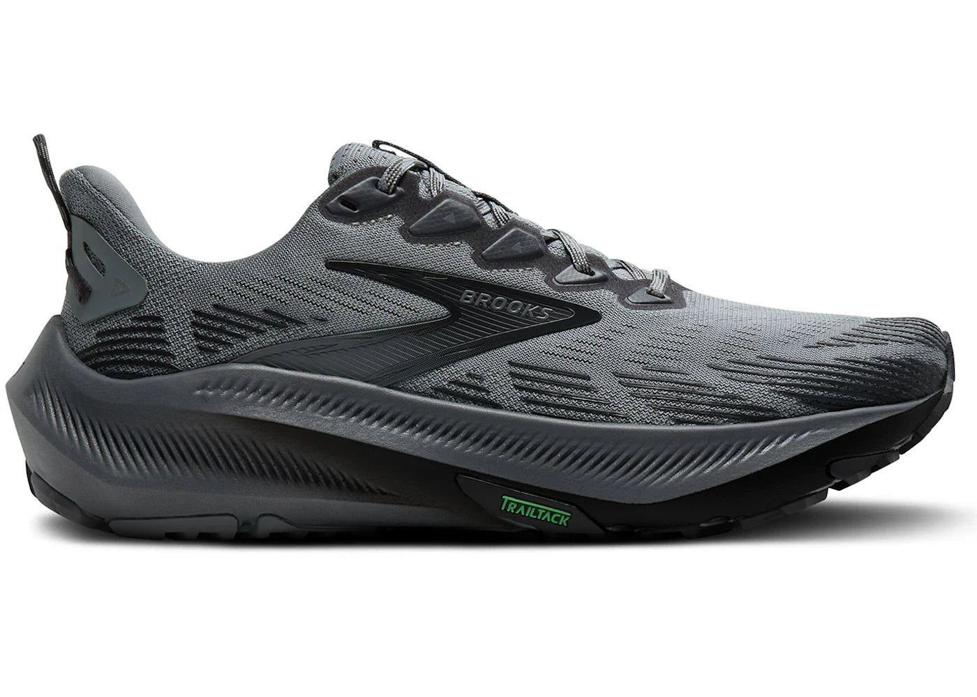 Brooks Ghost Trail Grau Geschwärzte Perle