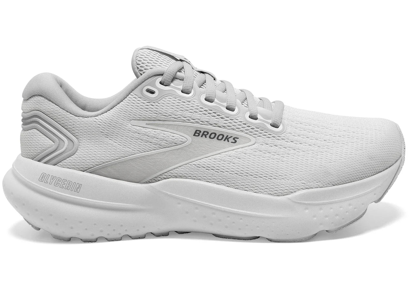 Brooks Glycerin StealthFit 21 Weiß Grau Schwarz