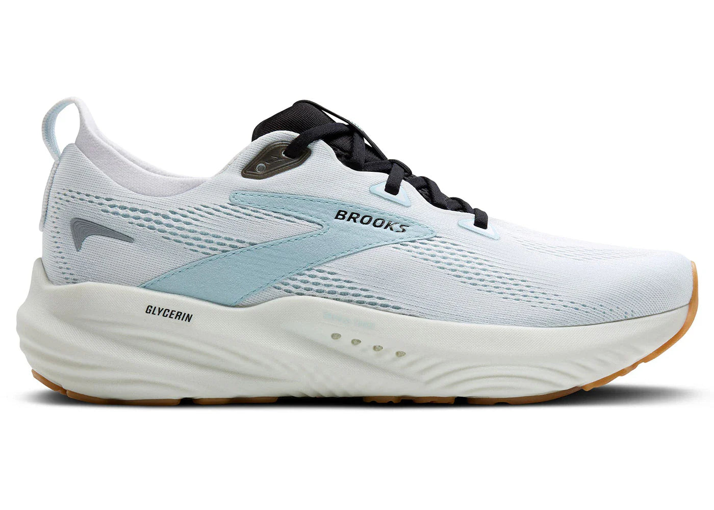 Brooks Glycerin 22 Bright White Winter Sky Black