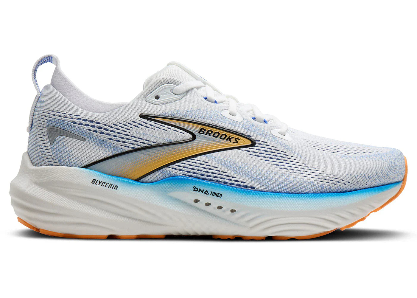 Brooks Glycerin 22 Weiß Kobalt Orange