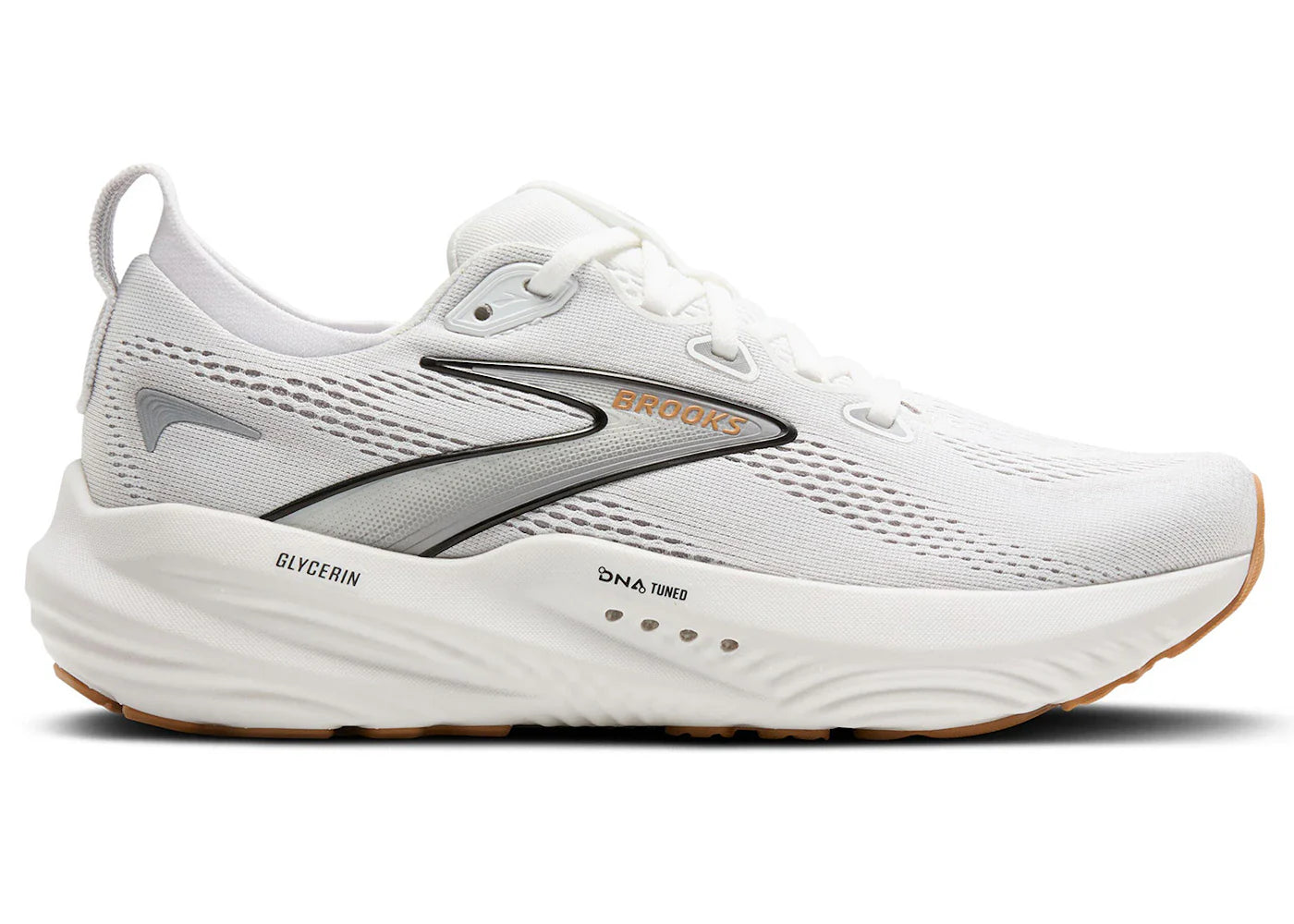 Brooks Glycerin 22 White Grey Black Gum (Damen)
