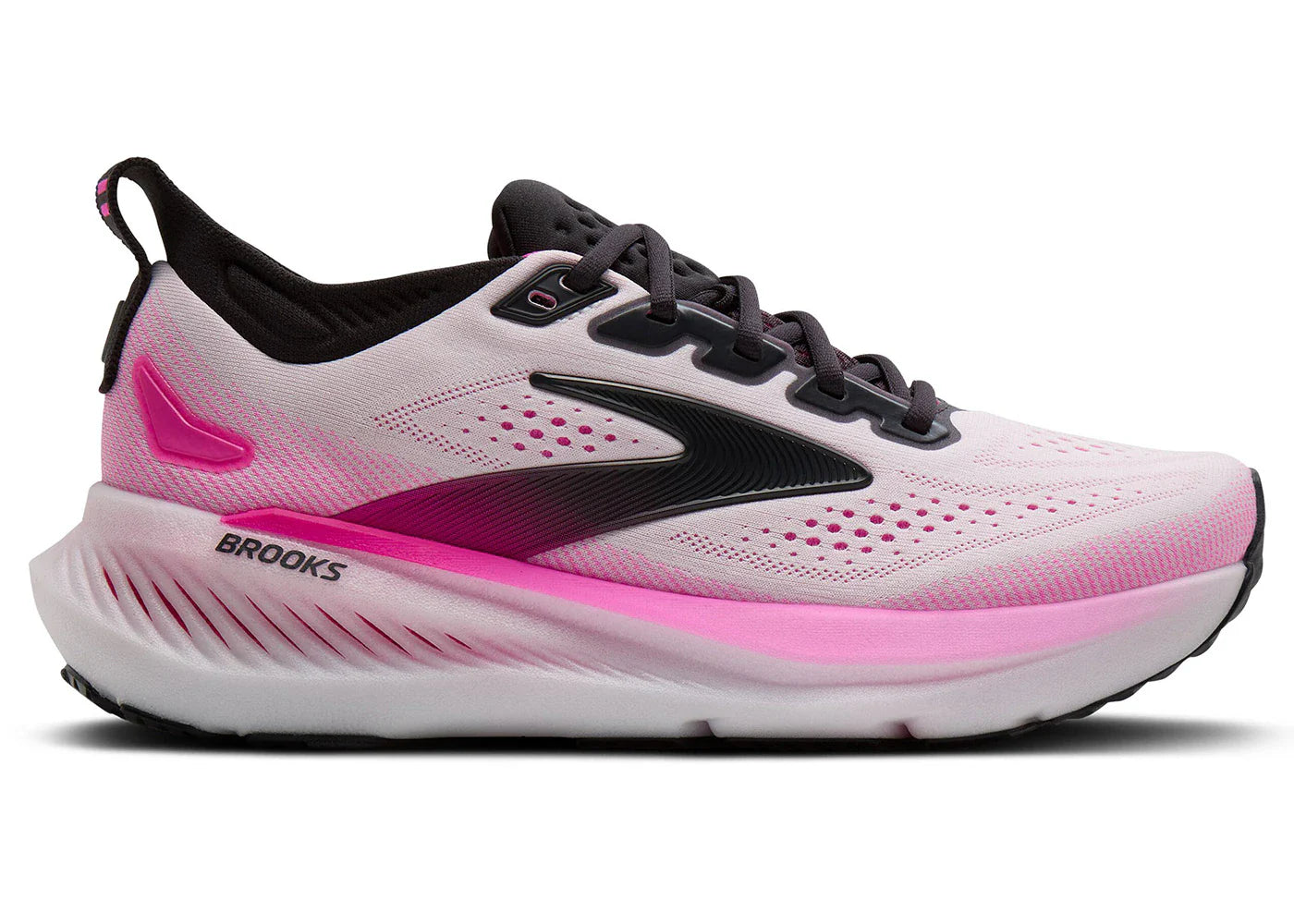 Brooks Glycerin 23 White Phantom Cyber Pink (Damen)