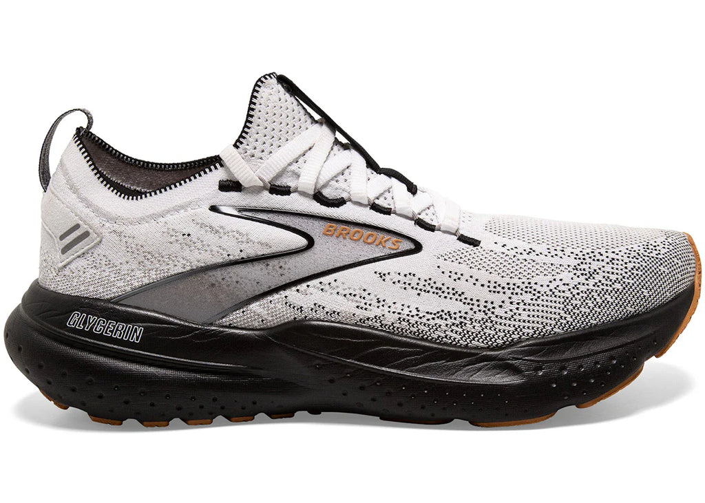 Brooks Glycerin StealthFit 21 Weiß Grau Schwarz