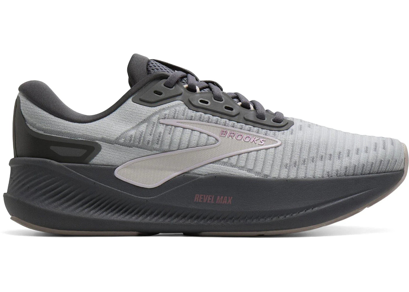 Brooks Revel Max Harbor Mist Grey Metallic (Damen)
