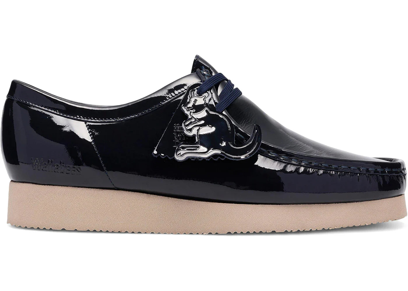 Clarks Originals Wallabee 2604 Navy Patent