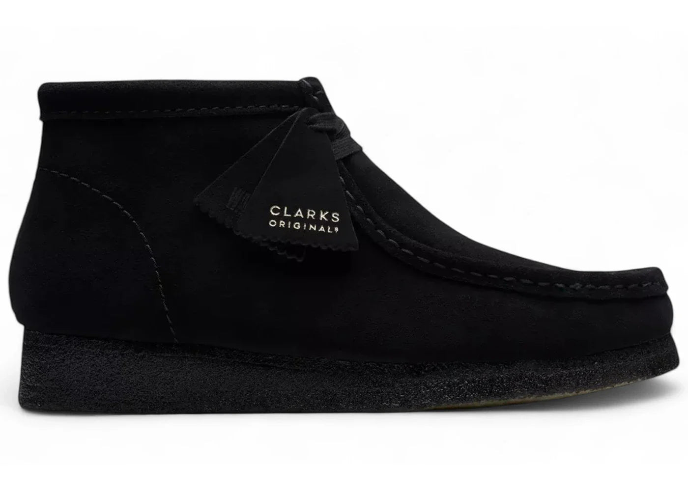 Clarks Originals Wallabee Boot Triple Black Suede