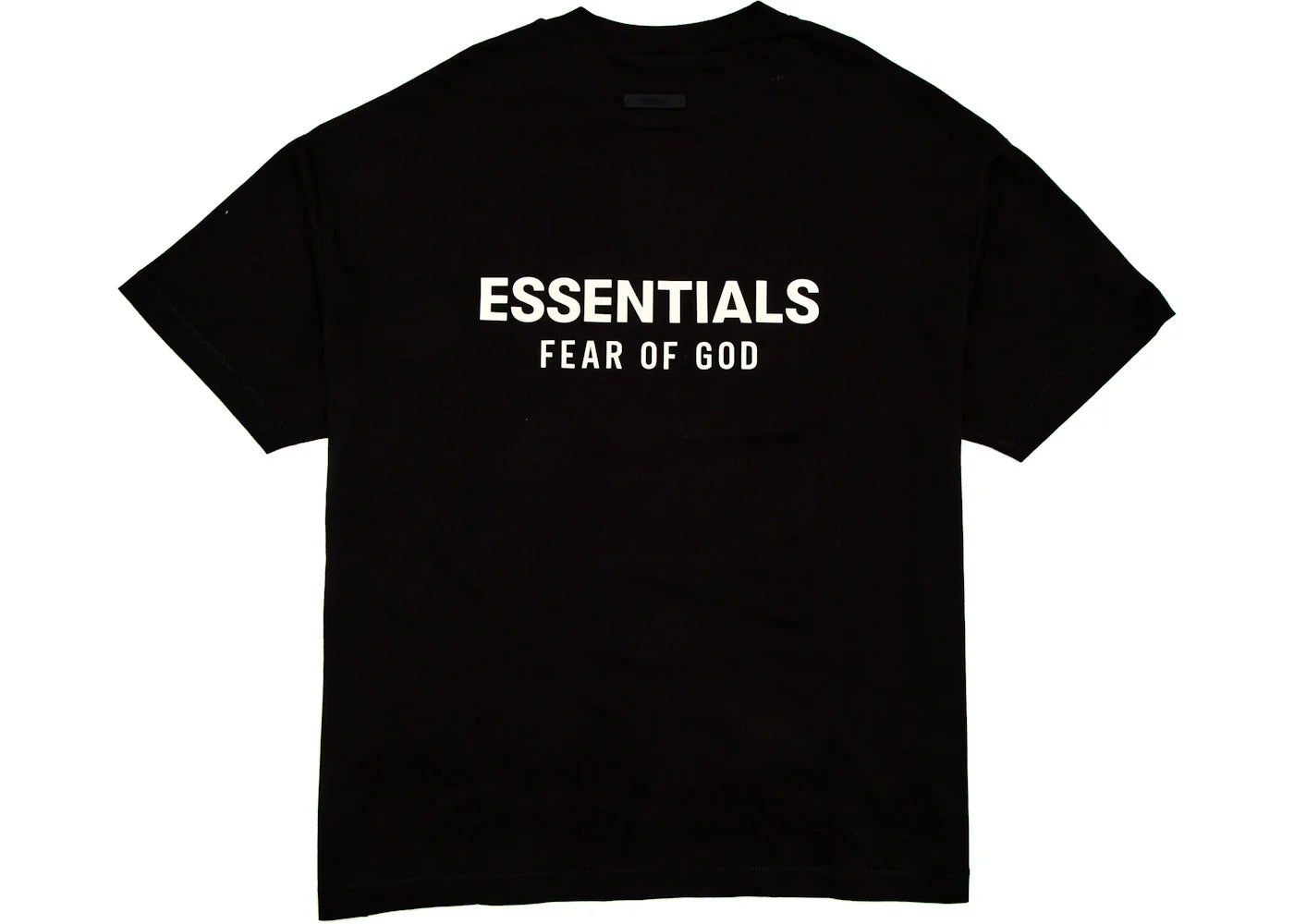 Fear of God Essentials Jersey-T-Shirt mit Rundhalsausschnitt, Schwarz