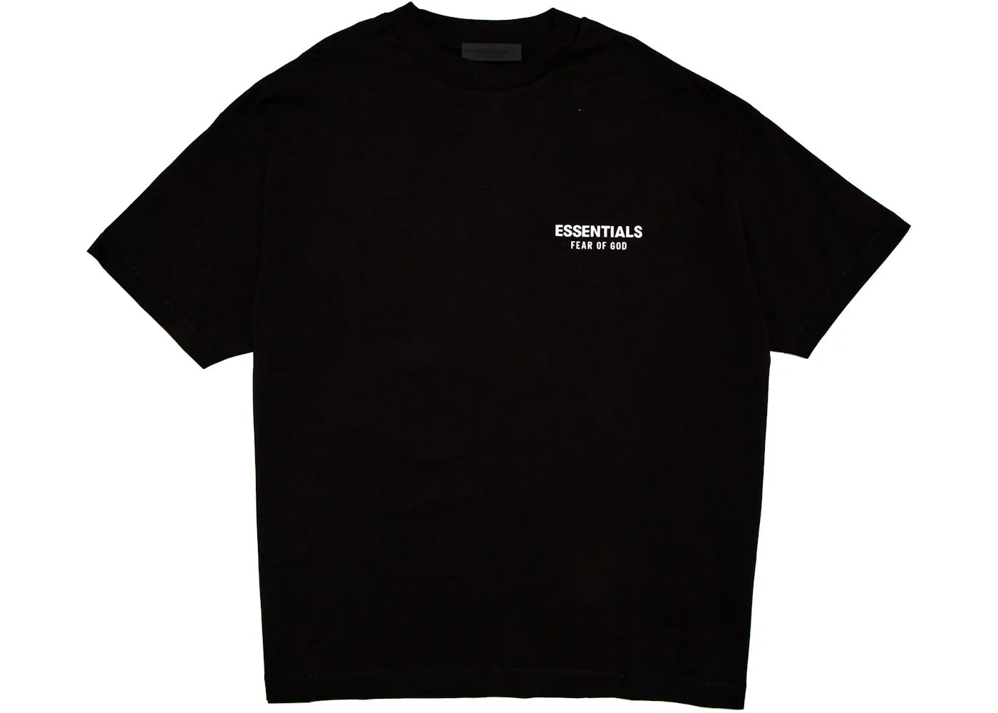 Fear of God Essentials Jersey-T-Shirt mit Rundhalsausschnitt, Schwarz