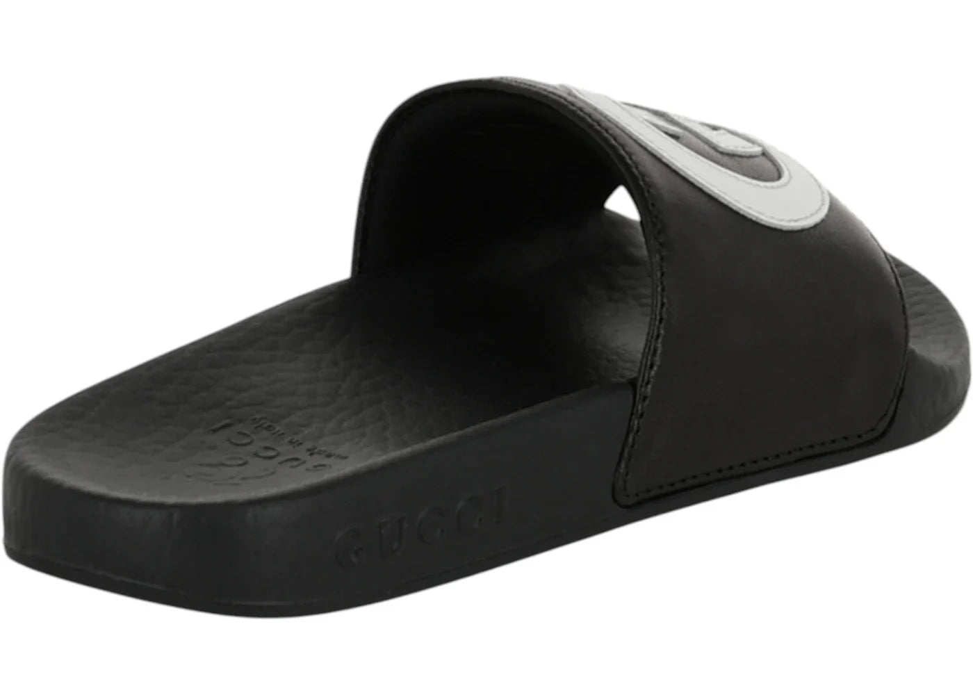 Gucci Slide Interlocking G Schwarz Weiß (Kinder)
