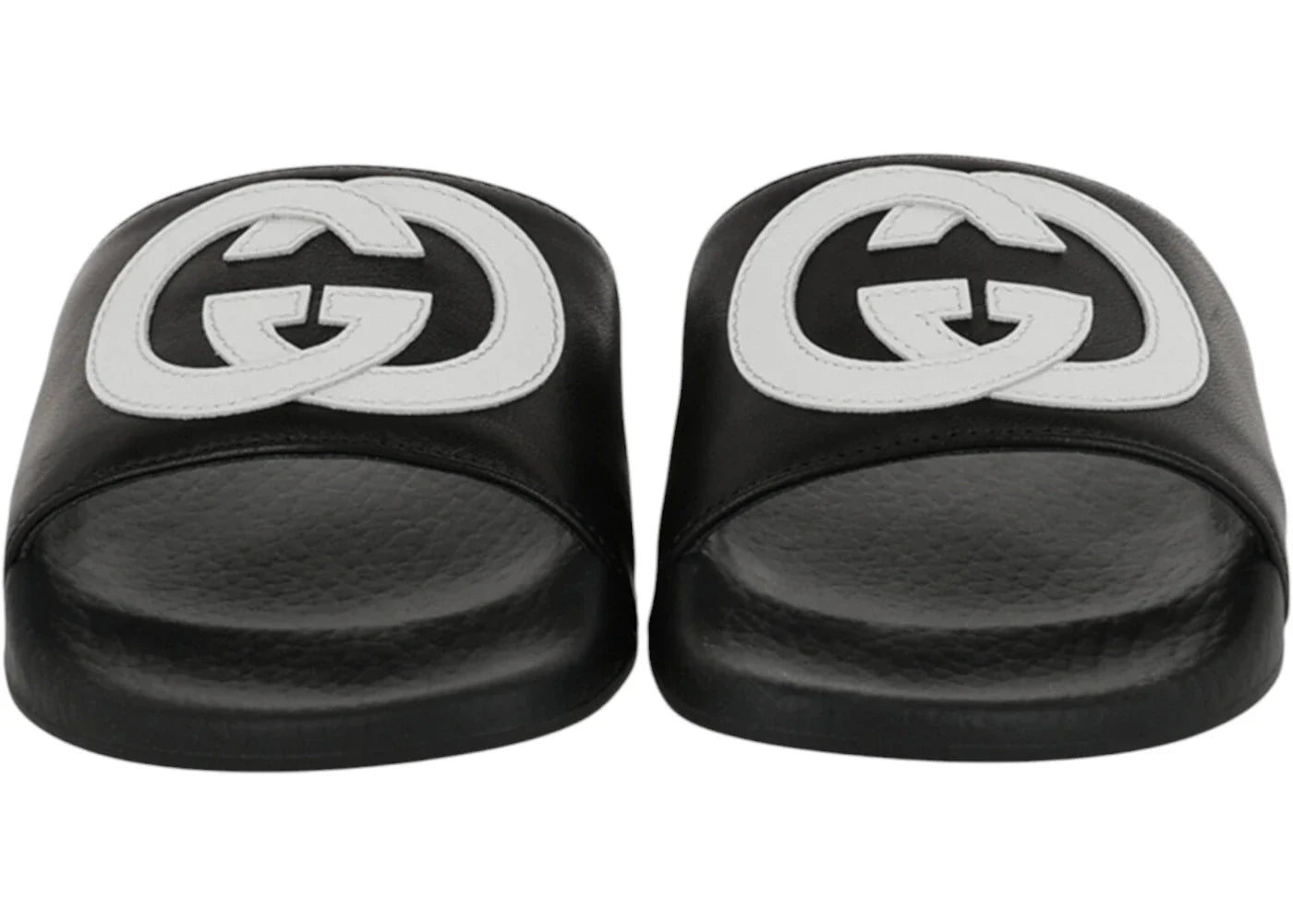 Gucci Slide Interlocking G Schwarz Weiß (Kinder)