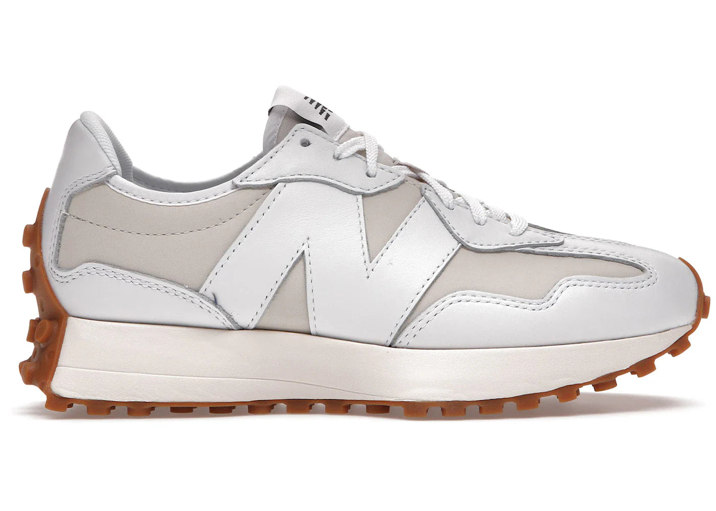 New Balance 327 White Moonbeam Gum (Damen)