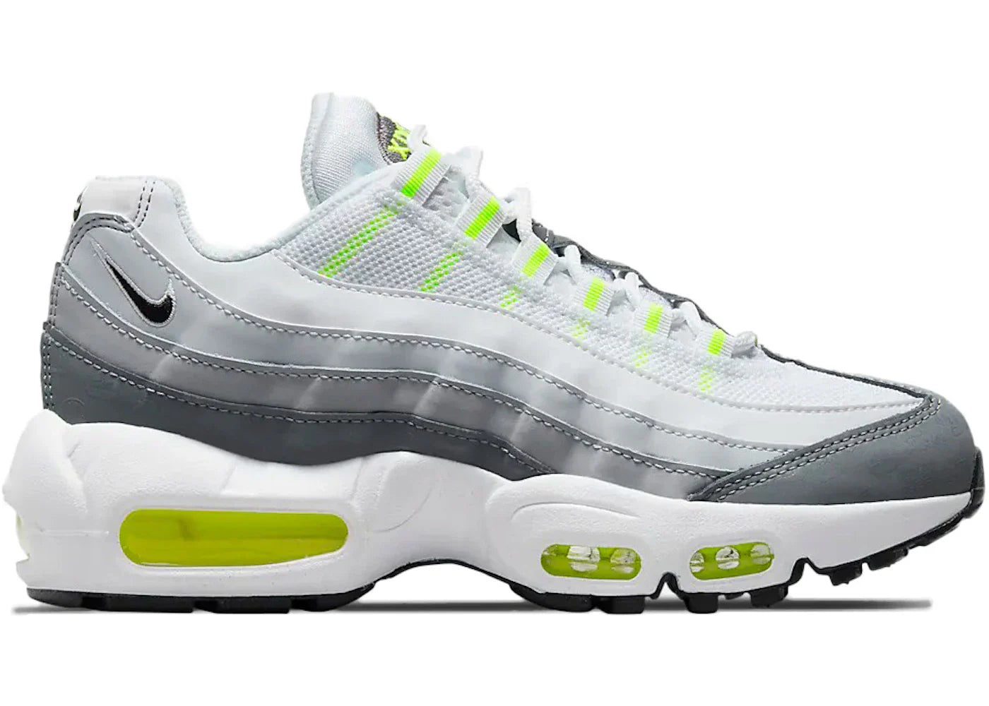 Nike Air Max 95 Recraft Weiß Grau Volt (GS)