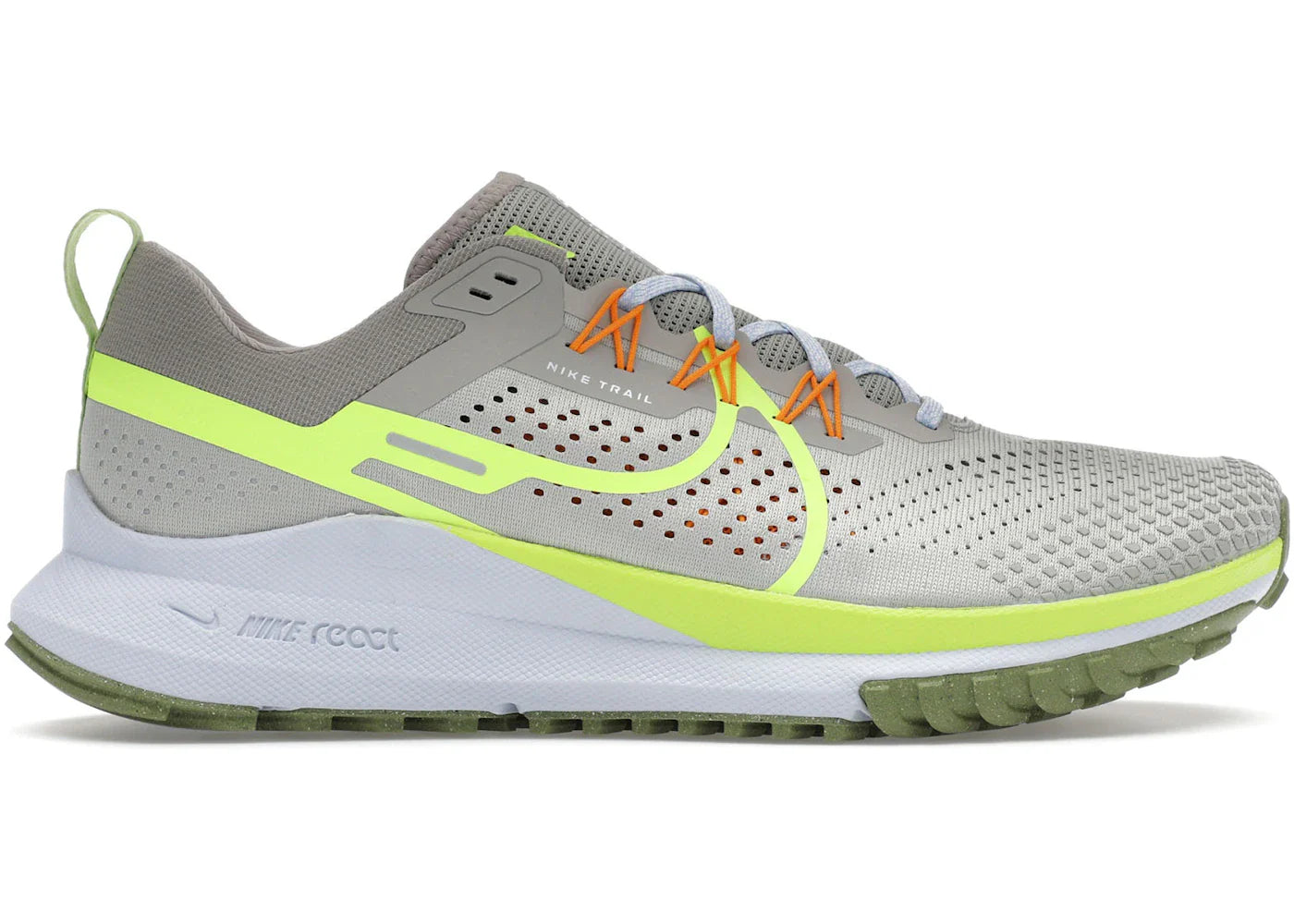 Nike React Pegasus Trail 4 Cobblestone Volt %