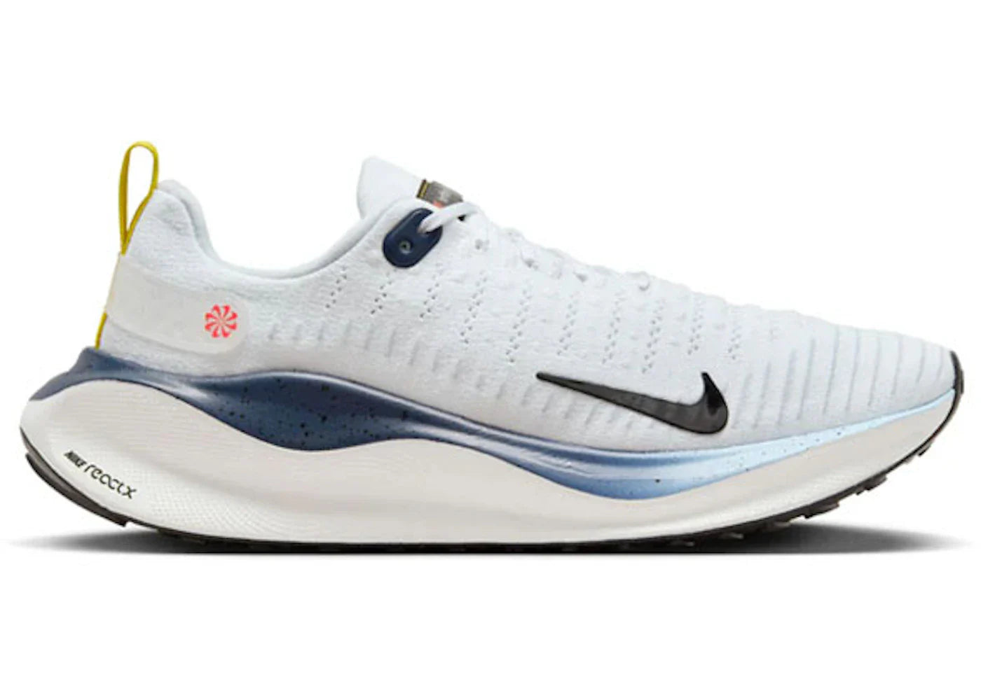 Nike ReactX Infinity Run 4 Weiß Marineblau Speed Gelb