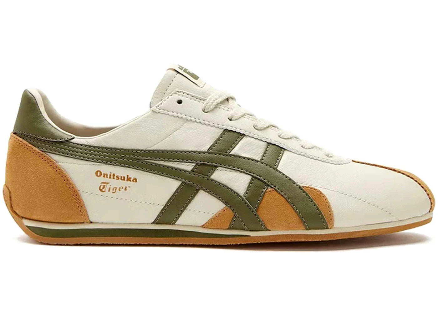 Onitsuka Tiger Runspark Beige Olivgrün Senfgelb