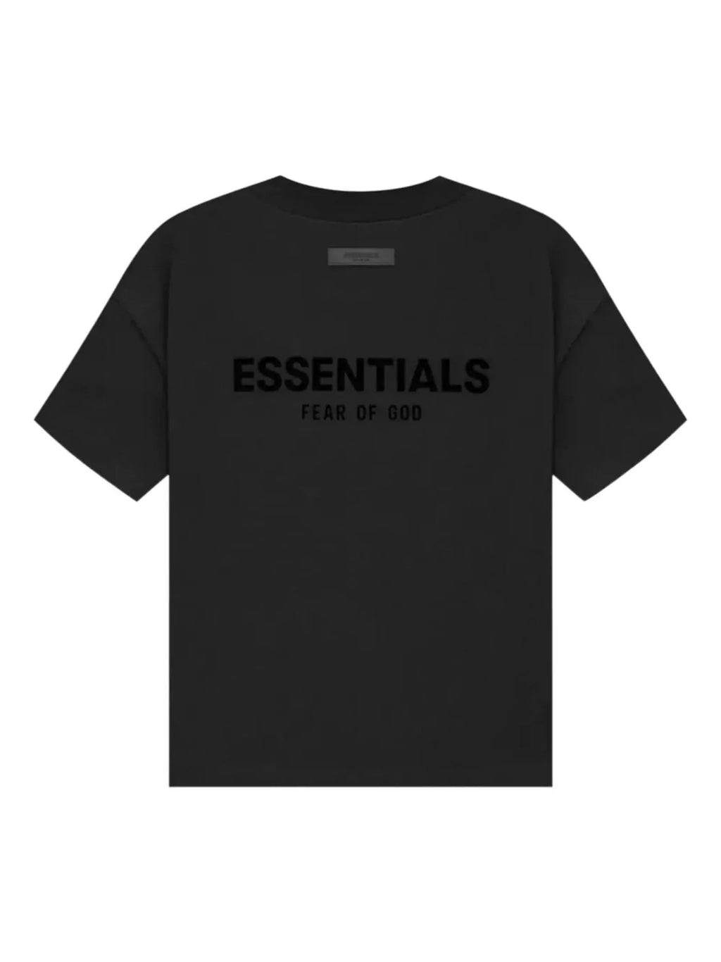Fear of God Essentials Jersey-T-Shirt mit Rundhalsausschnitt, Schwarz