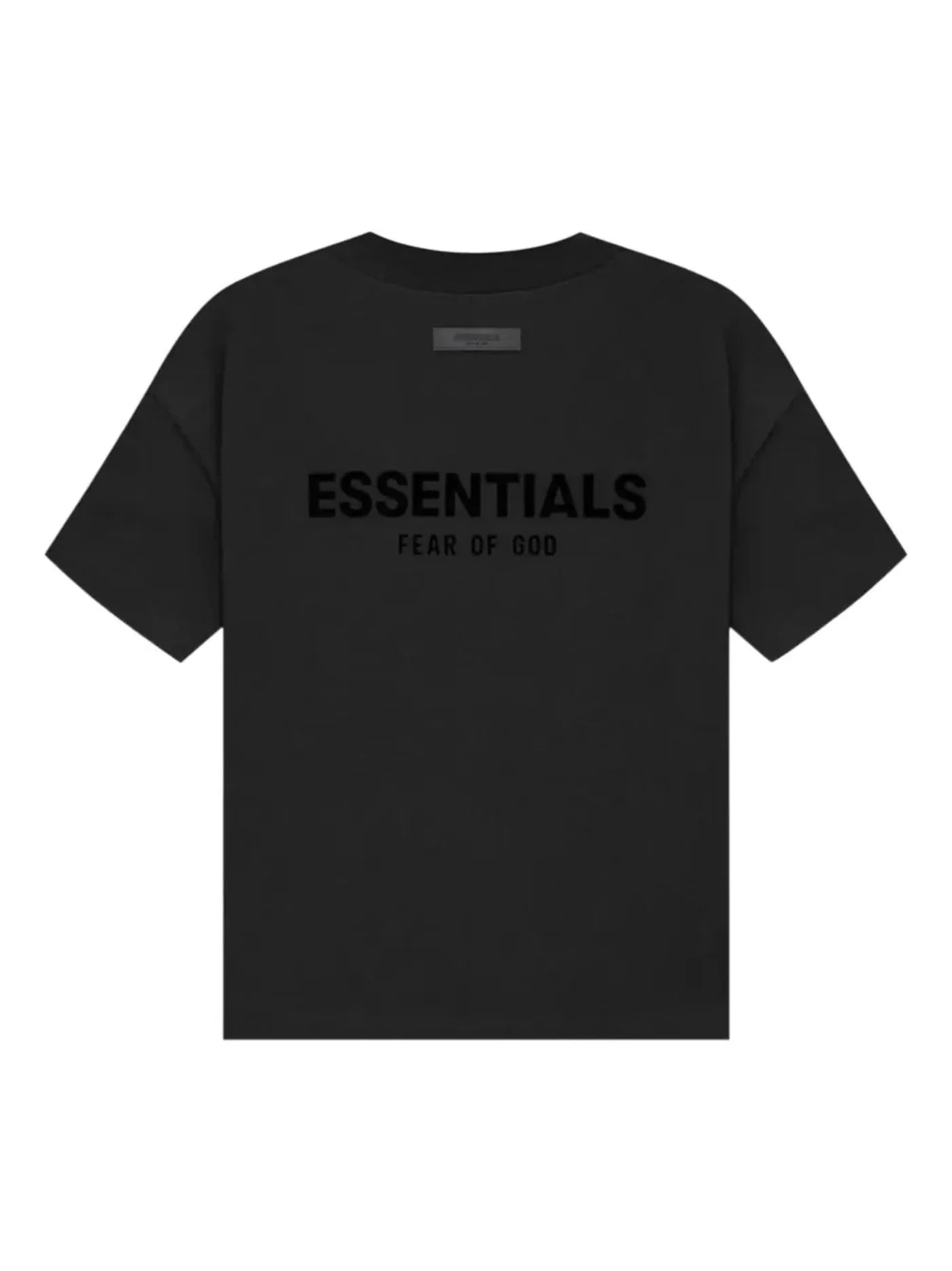 Fear of God Essentials Jersey-T-Shirt mit Rundhalsausschnitt, Schwarz
