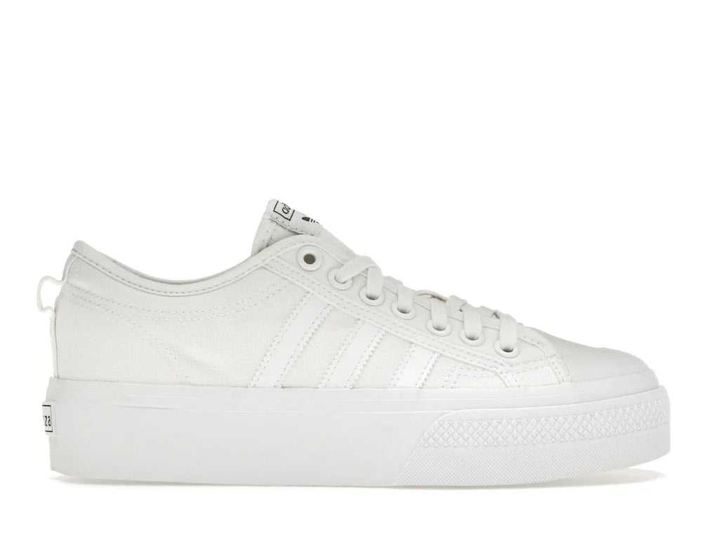 adidas Nizza Platform Triple White (Damen)