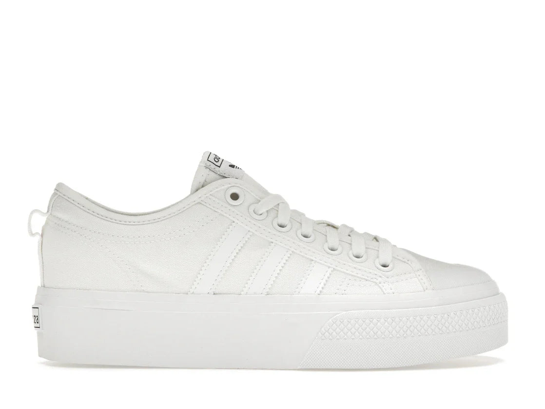 adidas Nizza Platform Triple White (Damen)