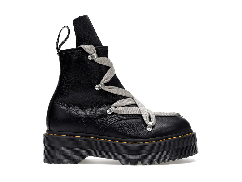 Dr. Martens 1460 Quad Ledersohle Pentagramm Jumbo Schnürstiefel Rick Owens Schwarz