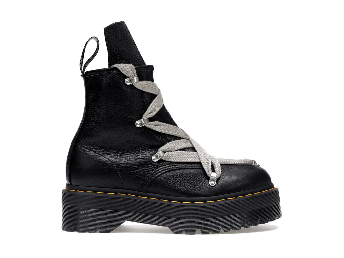 Dr. Martens 1460 Quad Ledersohle Pentagramm Jumbo Schnürstiefel Rick Owens Schwarz
