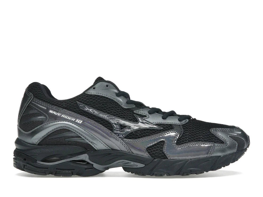 Mizuno Wave Rider 10 Schwarz Sand Metallic Grau