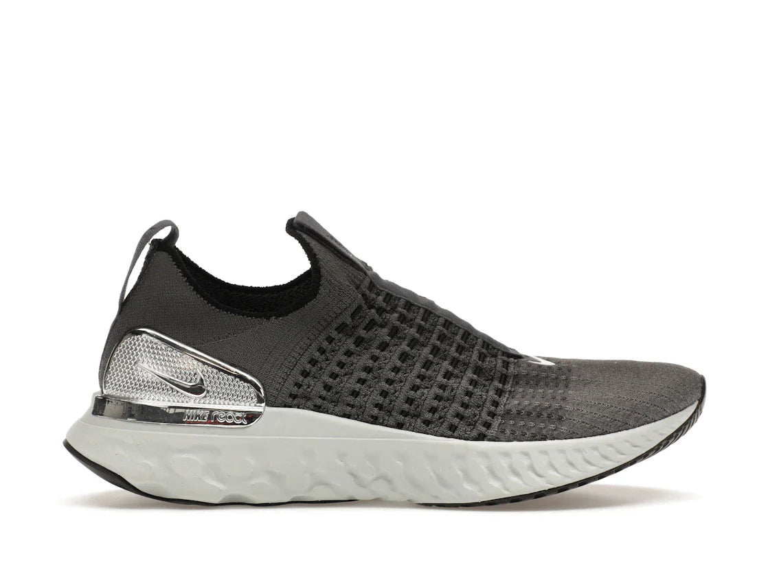 Nike React Phantom Run Flyknit 2 Eisengrau Silber