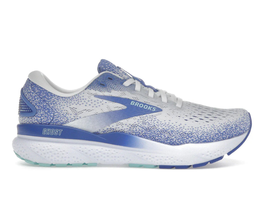 Brooks Ghost 16 White Amparo Blue Limpet Shell (Damen)