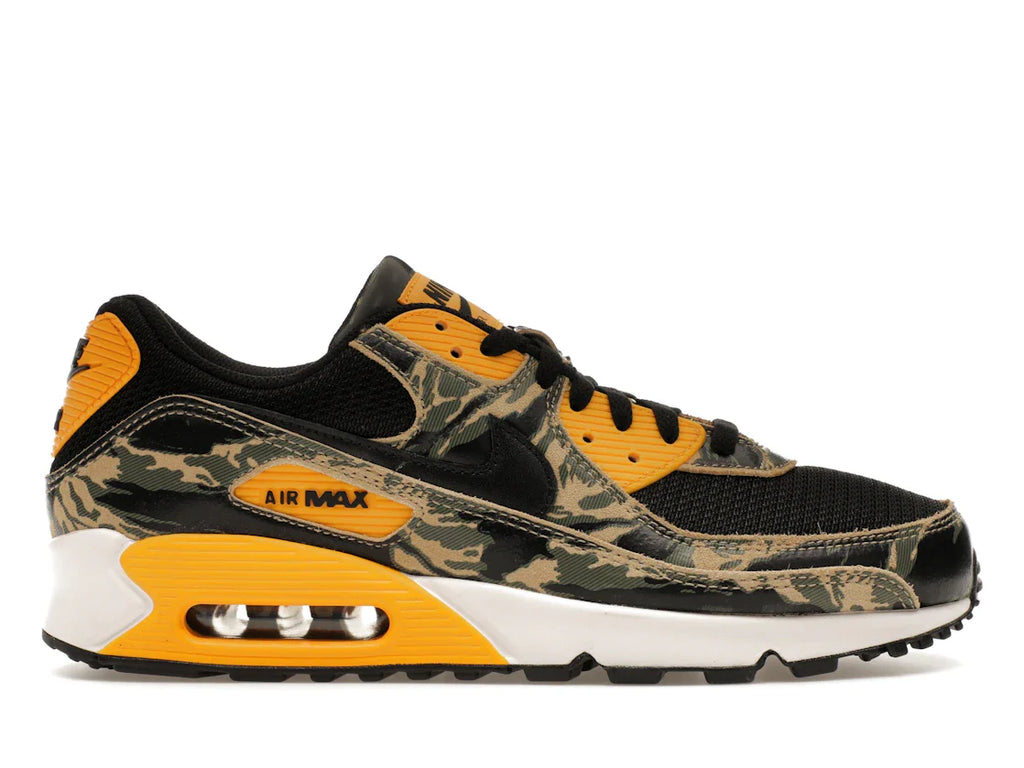 Nike Air Max 90 Premium Schwarz University Gold Camo