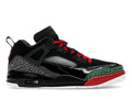 Jordan Spizike Low Schwarz Klassisch Grün Weiß Varsity Rot