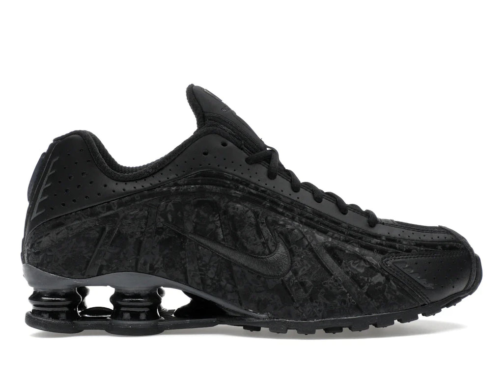 Nike Shox R4 Schwarz mit Blumenmuster (Damen)