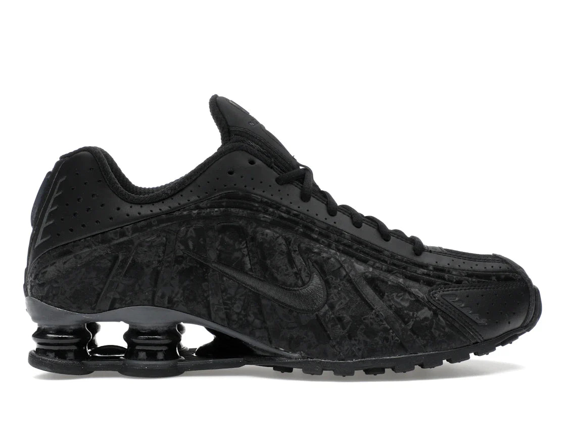 Nike Shox R4 Schwarz mit Blumenmuster (Damen)