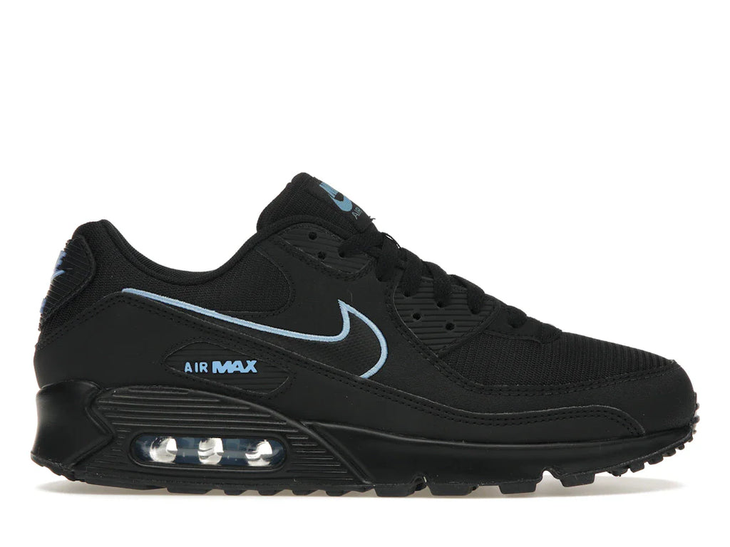 Nike Air Max 90 Schwarz Universitätsblau
