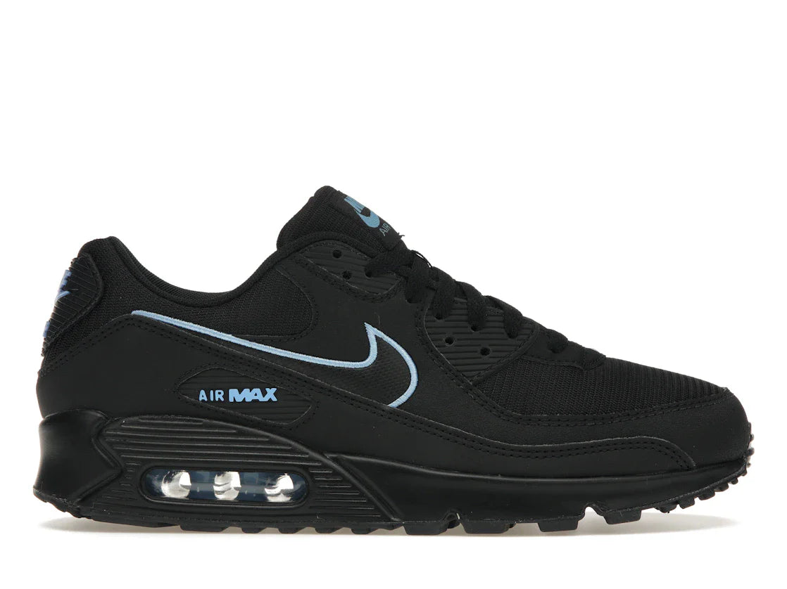 Nike Air Max 90 Schwarz Universitätsblau