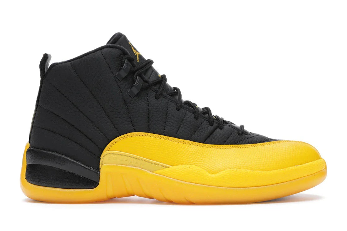 Jordan 12 Retro Schwarz Universitätsgold