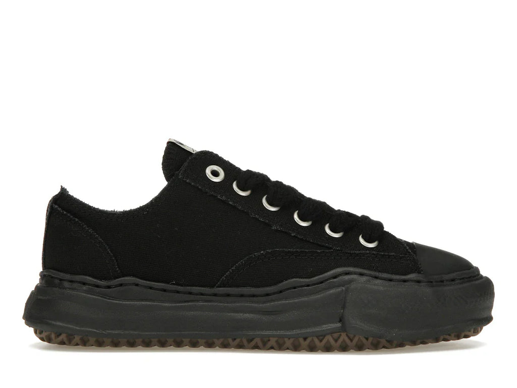 Maison Mihara Yasuhiro Peterson OG Sole Canvas Low Schwarz Schwarz