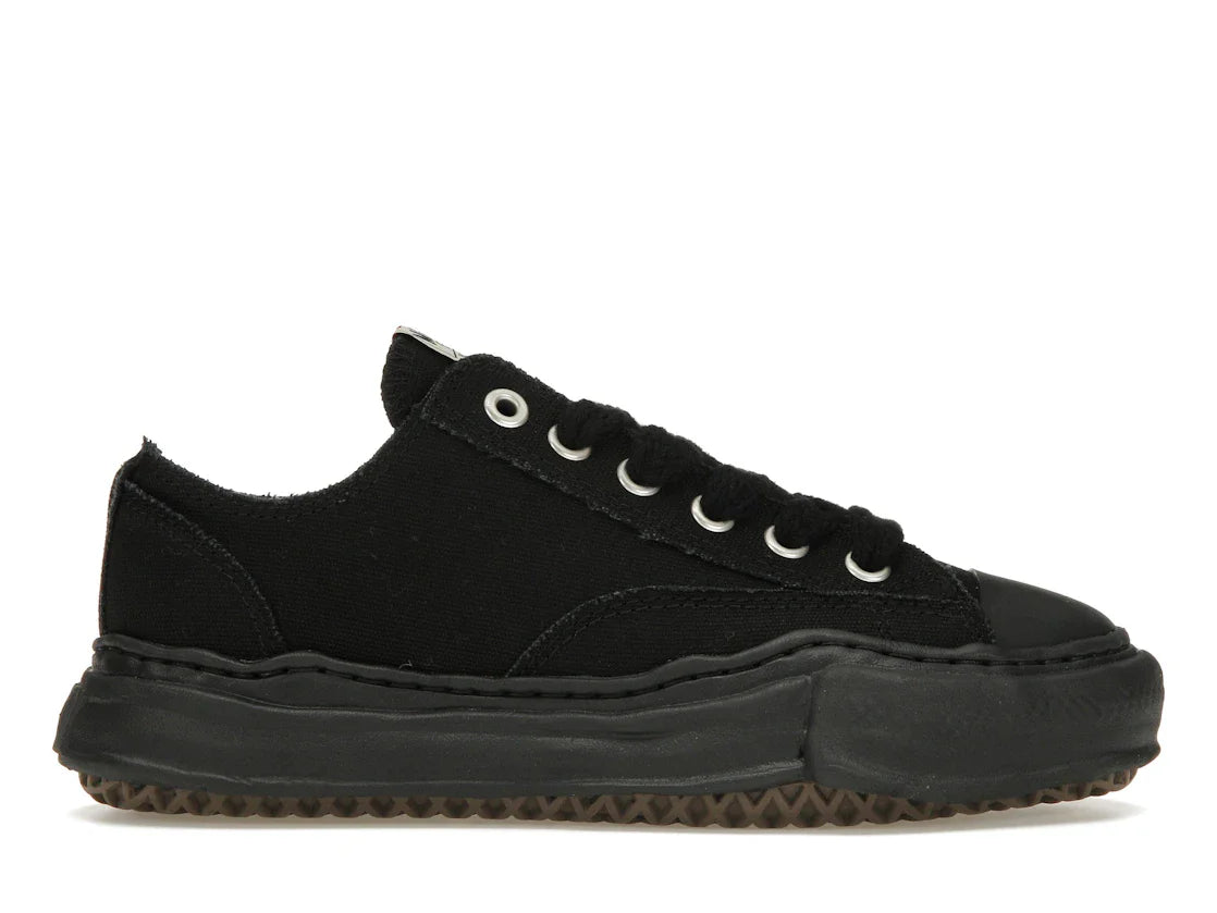 Maison Mihara Yasuhiro Peterson OG Sole Canvas Low Schwarz Schwarz
