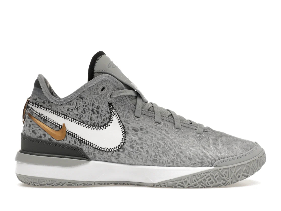 Nike Zoom LeBron NXXT Gen Wolf Gray Metallic Gold