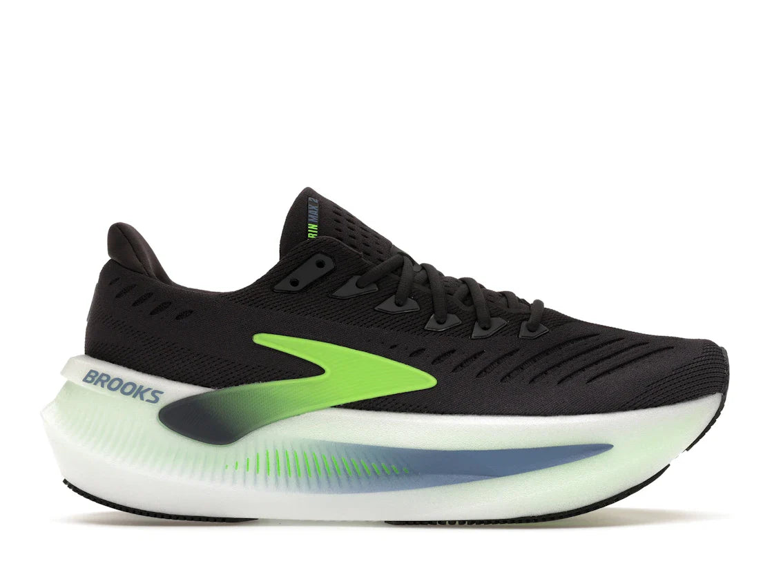 Brooks Glycerin Max 2 Phantom White Green Gecko